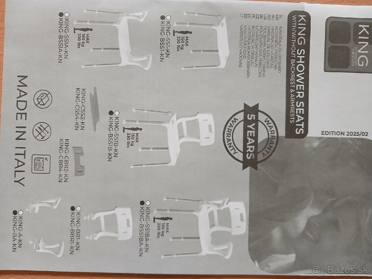 Sprchovacia stolicka Nova - 5