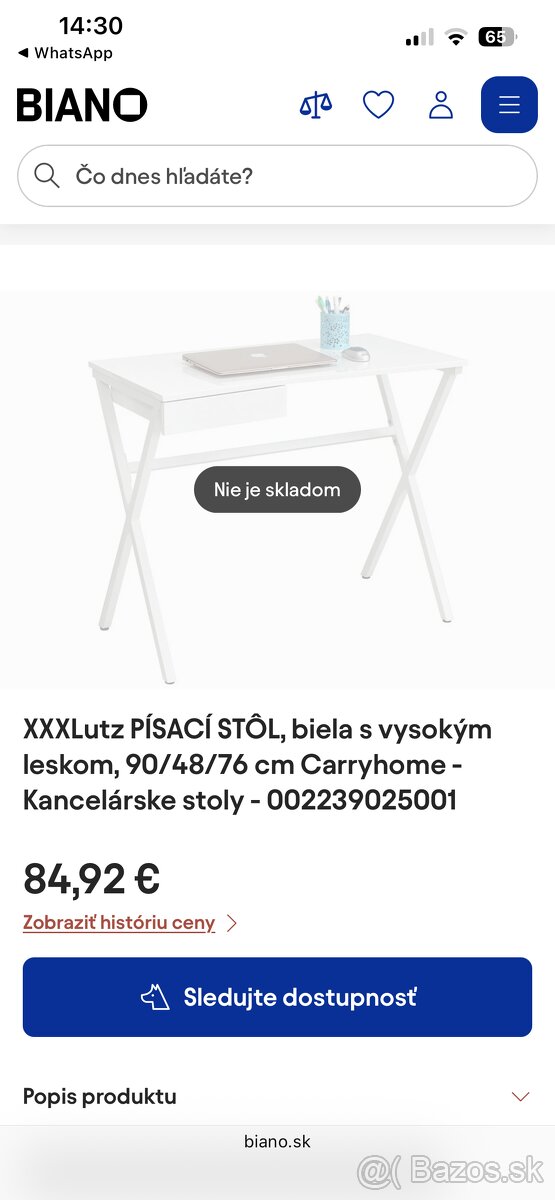 Kancelarsky pisaci stol - 5