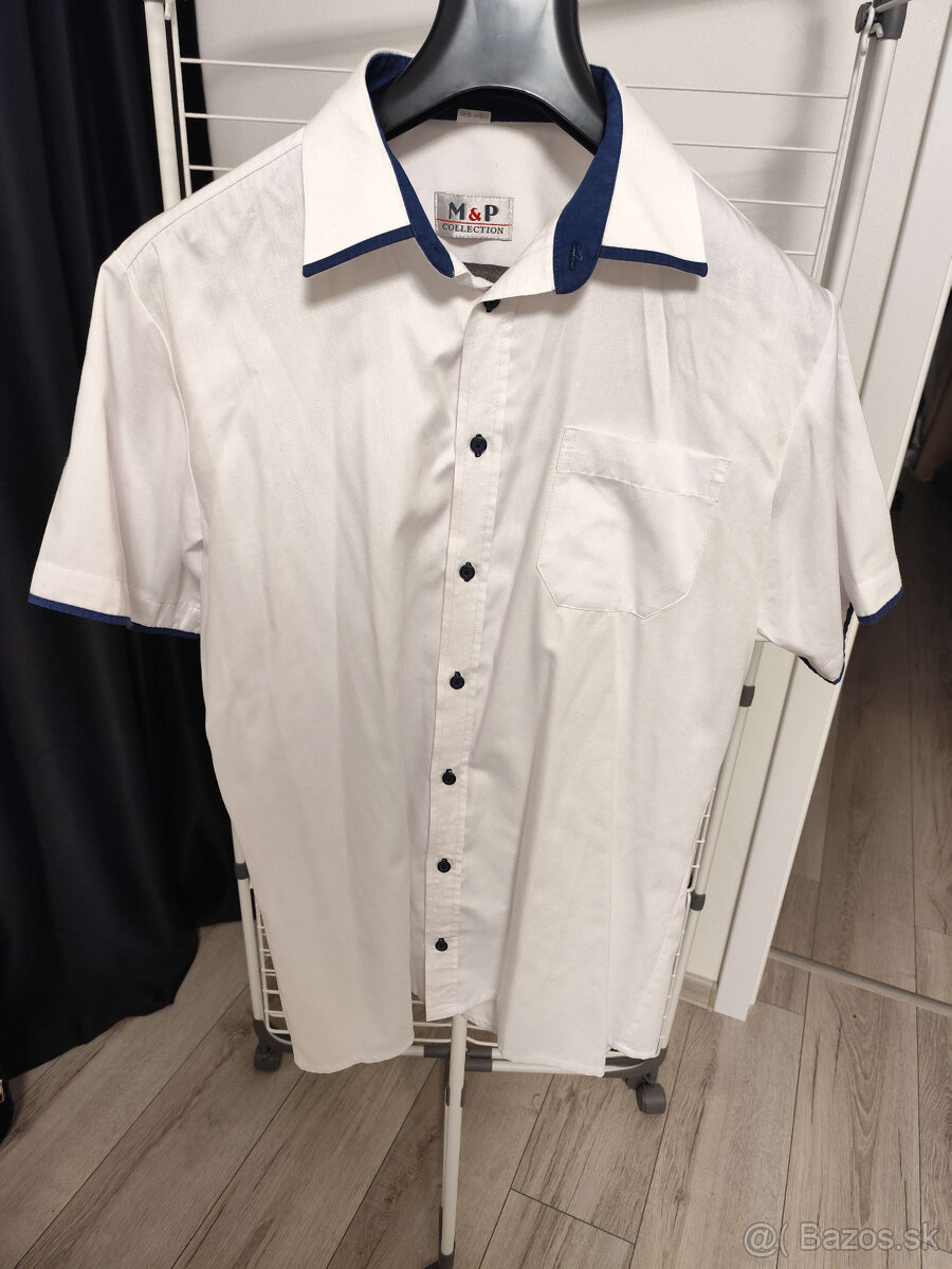 Pánsky tmavomodrý oblek - 52 - 5