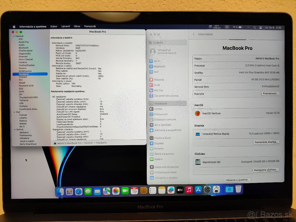 Apple MacBook Pro 13 (2017 A1708) | Intel Core i5 2.3 GHz • - 5