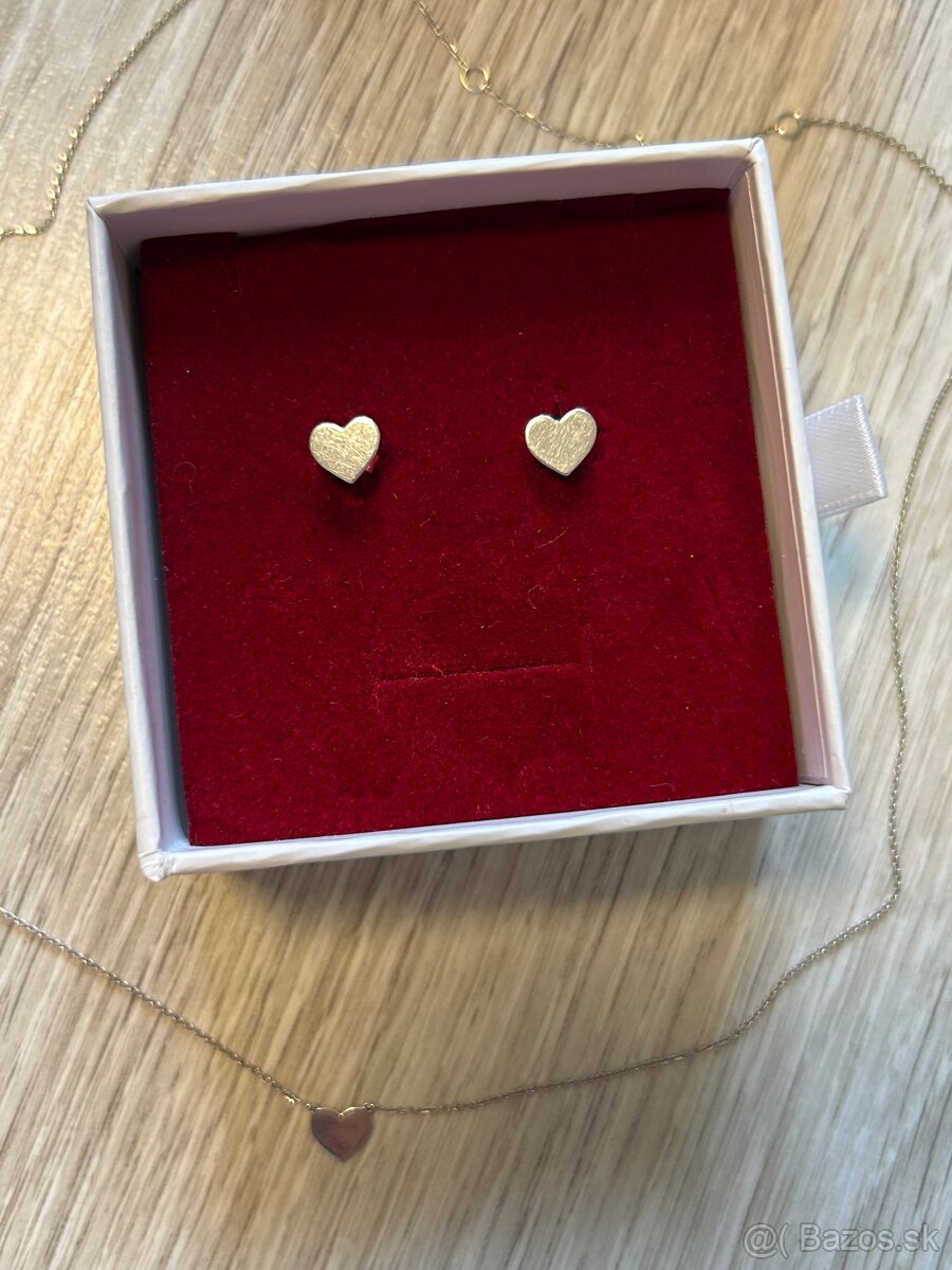 Predam 14k biele zlato retiazka a nausnice zo Sofia - 5