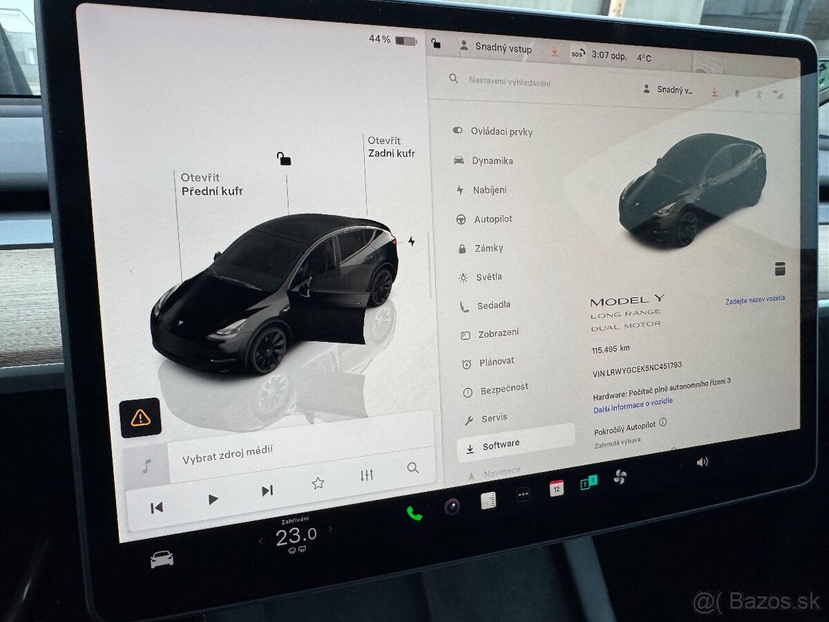 Tesla Y Long Range 4x4 EAP Ťažné - 5