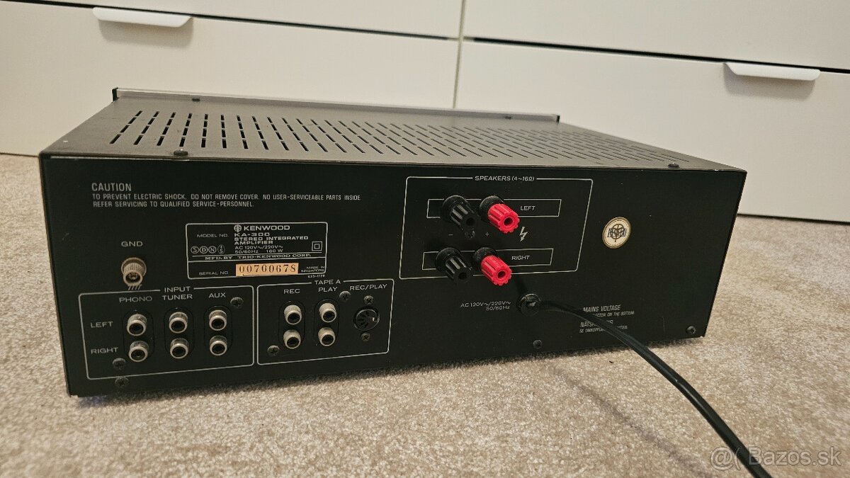 Vintage zosilňovač Kenwood KA-300 - 5