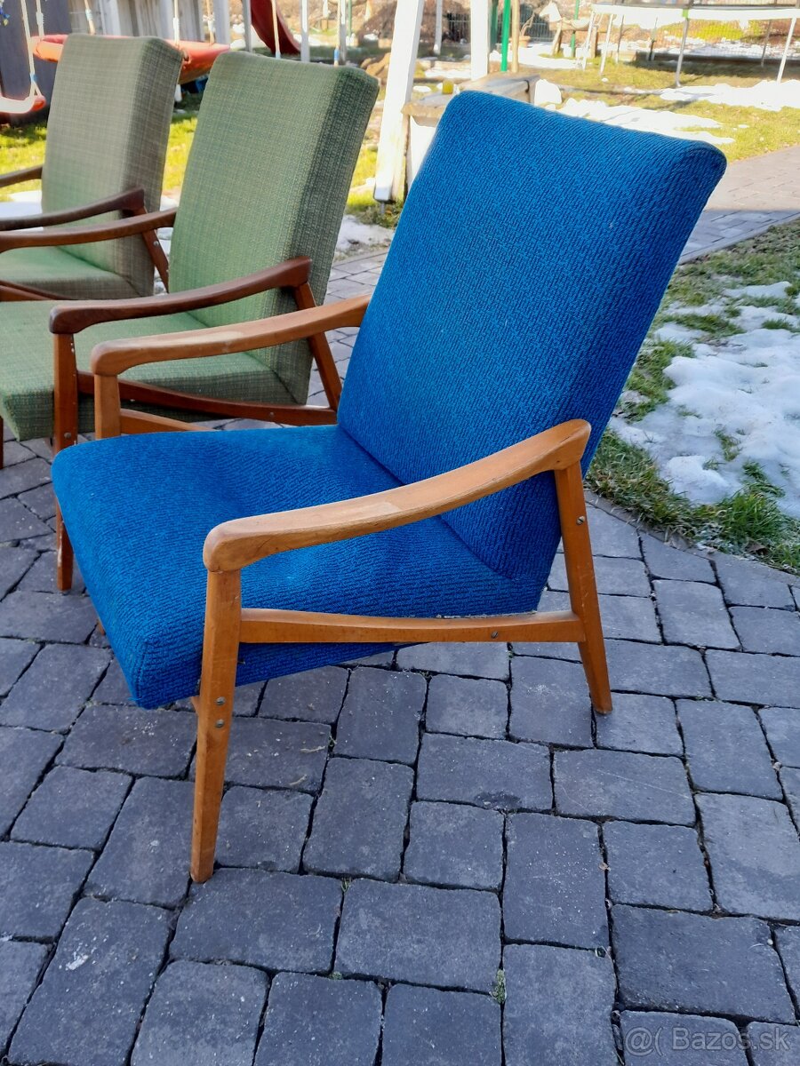 Predám tri retro kreslá - 5