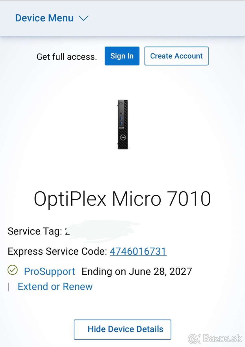 Predaj mini pc DELL Optiplex 7010 MFF Core i7 záruka - 5