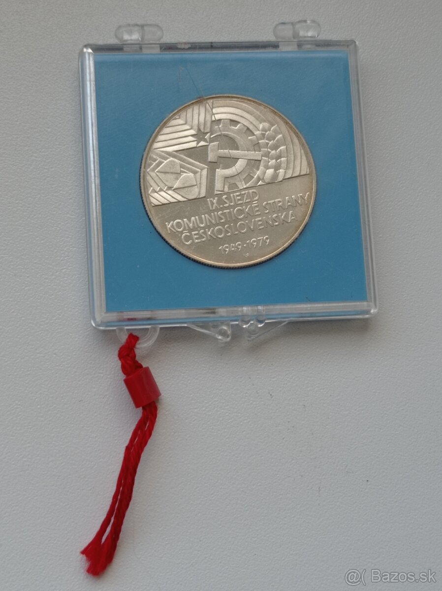 50 kčs 1979 - PROOF - Československo - striebro - 5