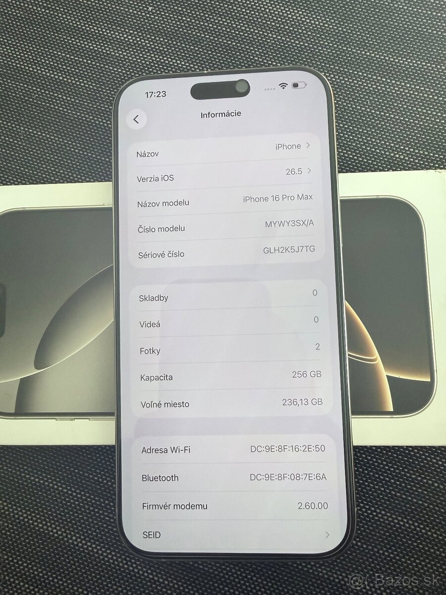 iPhone 16 pro max 256GB,super stav - 5