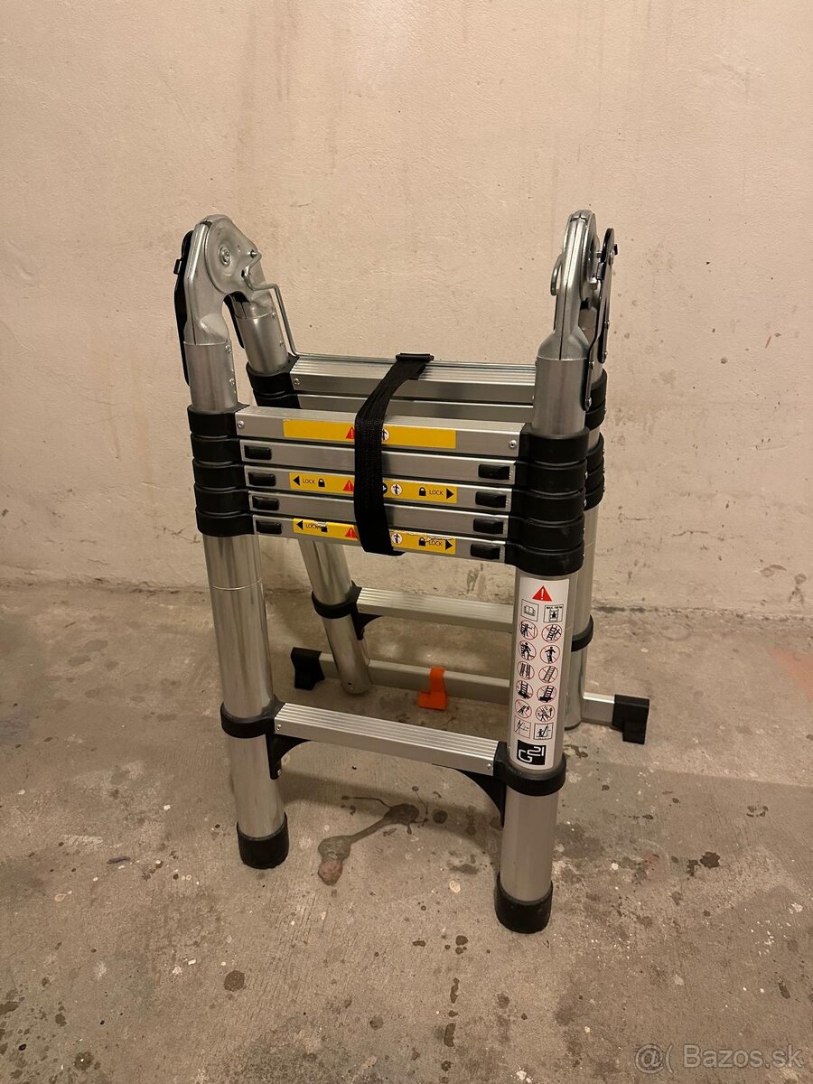 G21 Teleskopický rebrík GA-TZ12-3,8 m - 5