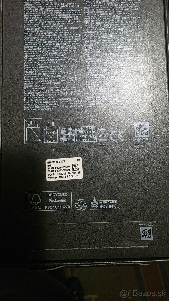 Ponúkam na výmenu za Z fold 7 môj samsung s25 ultra 1tb - 5