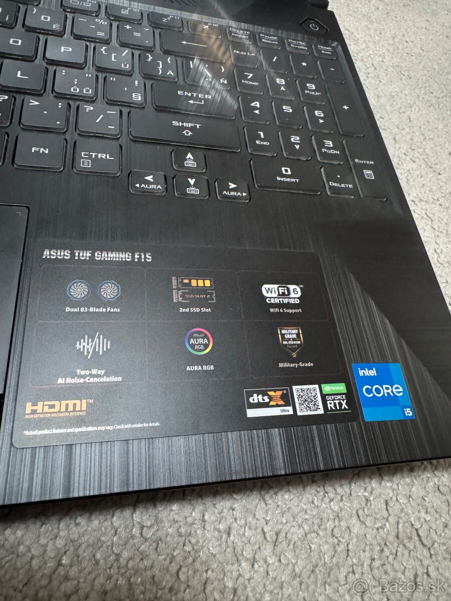 Asus TUF Gaming F15 herný notebook - 5