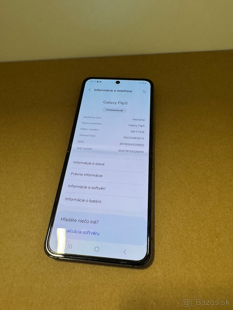 Samsung Galaxy Z Flip 5 – 8GB/256GB – čierny - 5