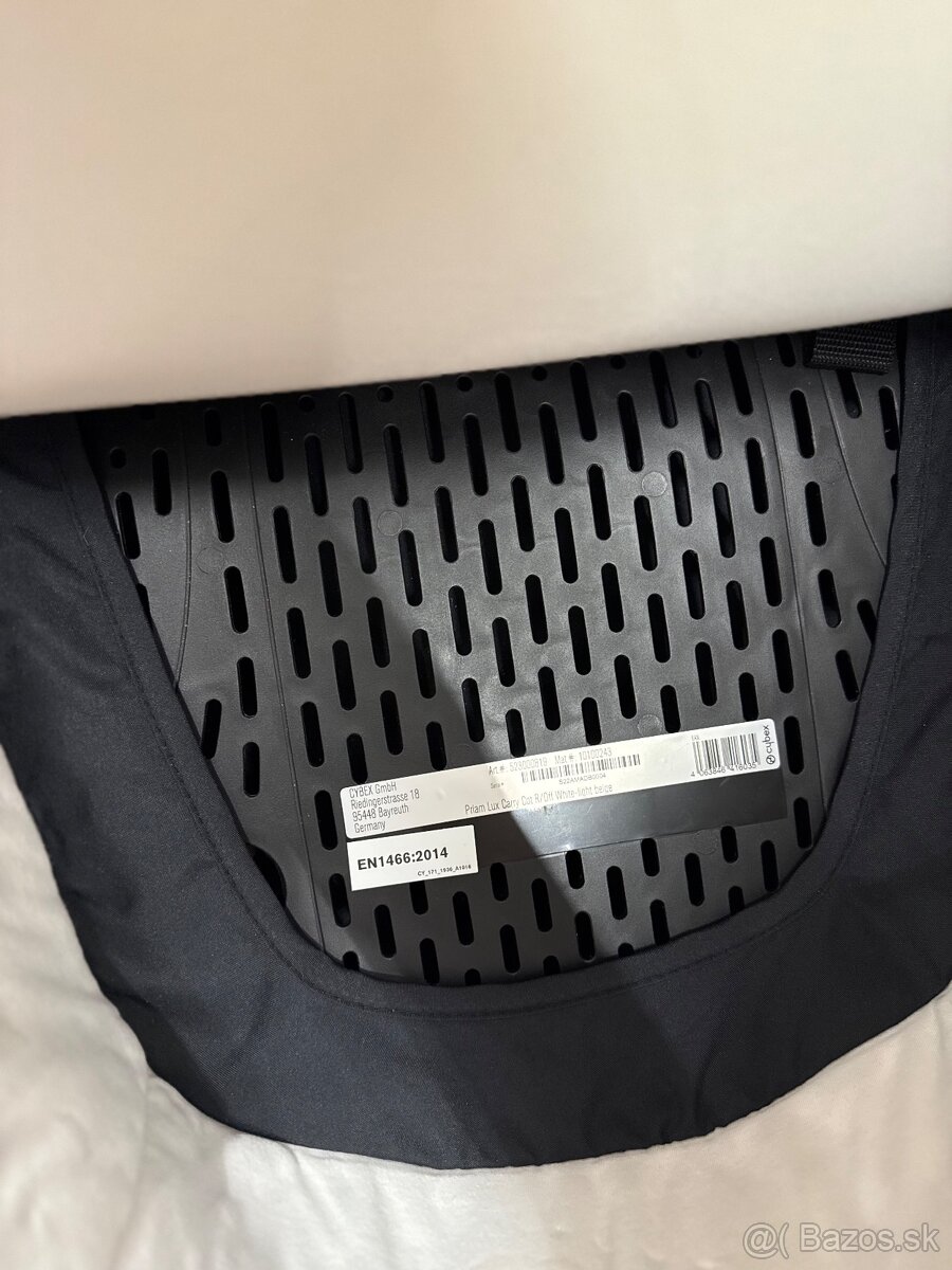 Predám vaničku Cybex Platinum Priam / e-Priam – off white - 5
