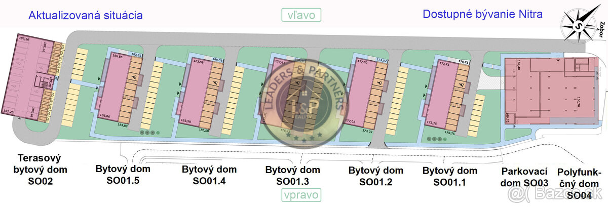PREDPREDAJ 1izb. BYTOV - NITRA Kmeťova ulica - 5