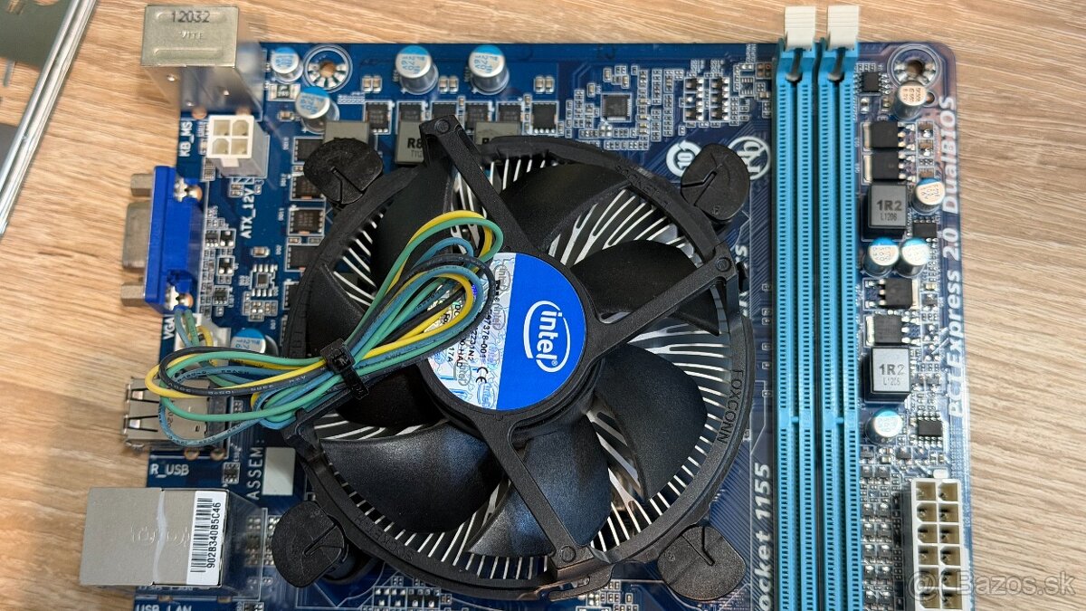 doska Gigabyte GA-H61M-DS2 + Pentium G645, socket 1155 - 5