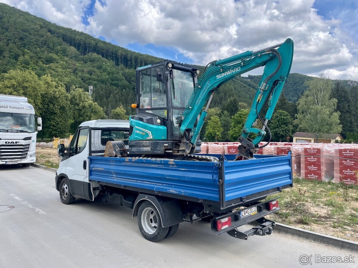 Zemné a výkopove práce Autodoprava Bager Minibage UNC - 5