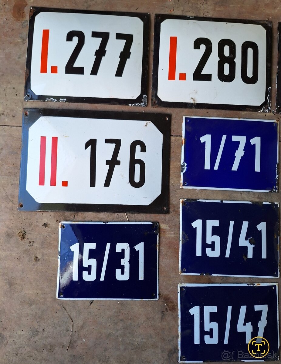 Smaltované čísla - 5