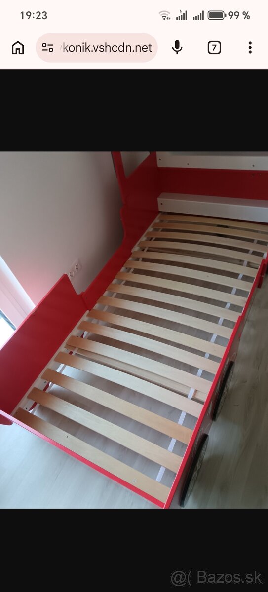 Postel požiarnicke auto - 5