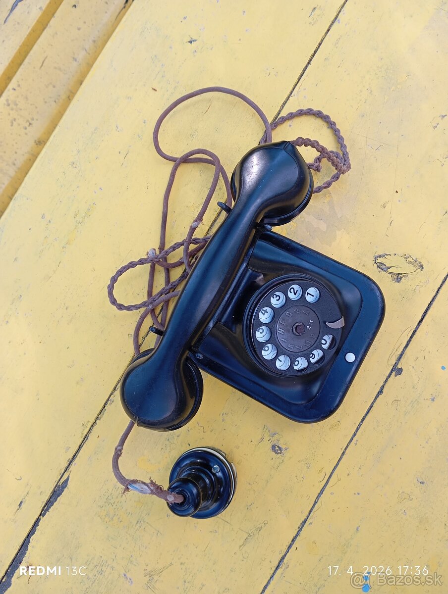 Starý telefón Elektrotechna - 5