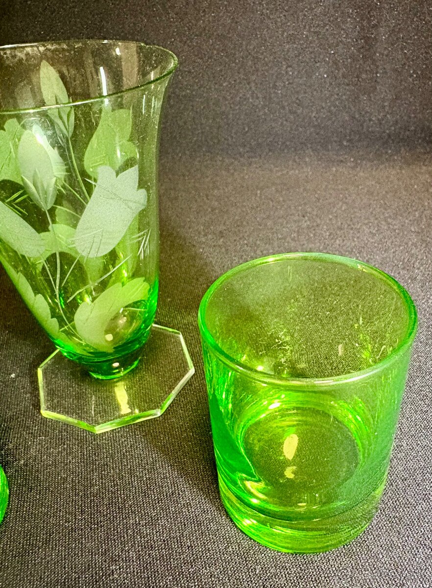 Uránové poháriky 5 ks - 5