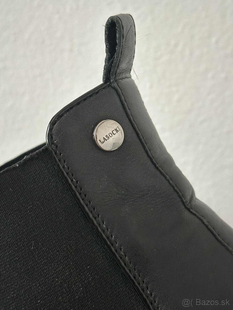 Kožene kotnikove čižmy vel 36 - 5