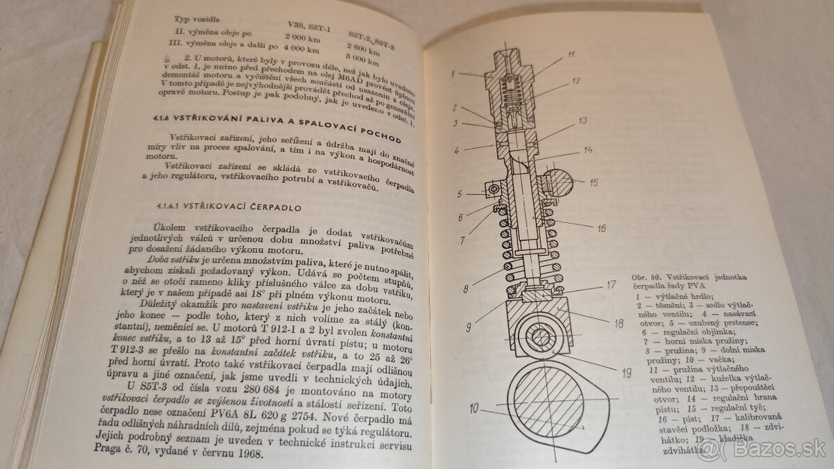 Praga V3S S5T manuál údržba , obsluha a opravy - veterán - 5