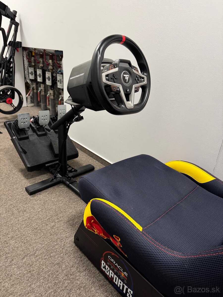 Herná závodná sedačka + volant - 5