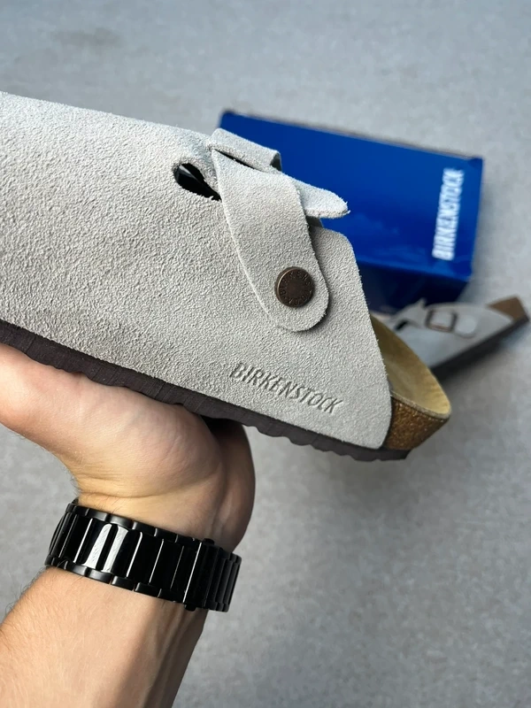 Birkenstock Boston Clog - Grey 38 - 5