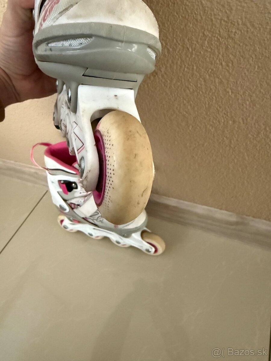 Dievčenské kolieskové korčule. - 5