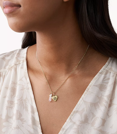 Fossil nový náhrdelník s príveskom - 5