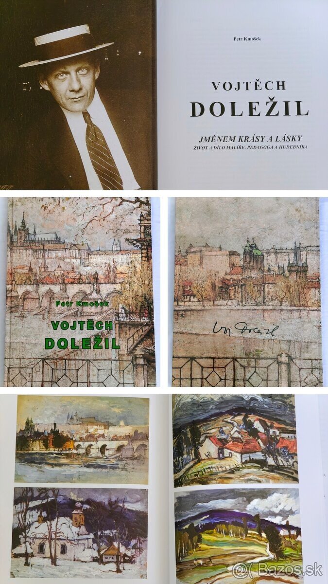profesor Vojtech Doležil - olejomaľba (obraz) + kniha - 5