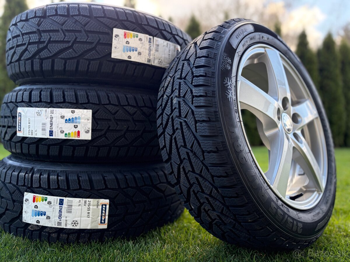 č.20 Zimná sada R17 SKODA SUPERB / NOVÉ PNEU - 5