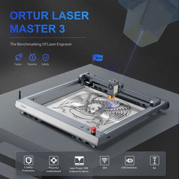 Laserová gravírka - Ortur Laser Master 3 - 5