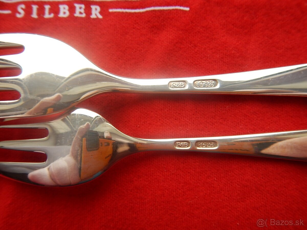 Striebro 925 Robbe&Berking DANTE sada príborov - 5