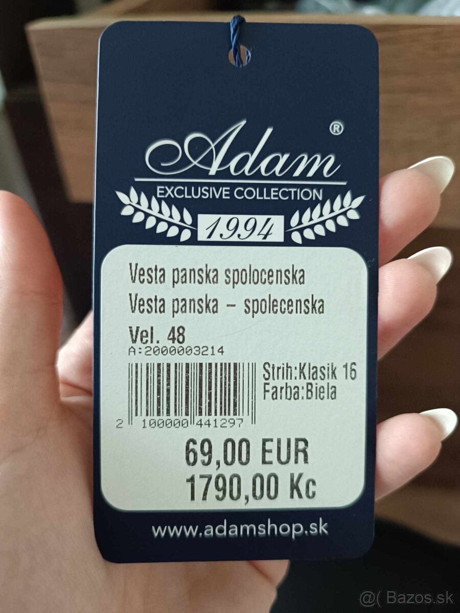 Svadobná pánska vesta - 5