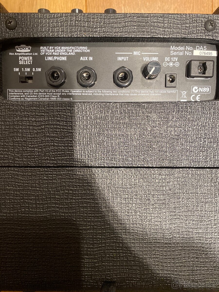 Gitarove kombo Vox Da 5 - 5