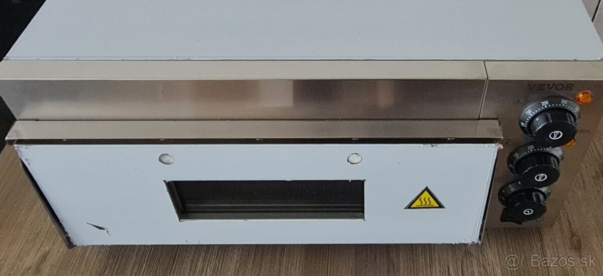 Pizza pec elektrická 1f 2000w nerezová - 5