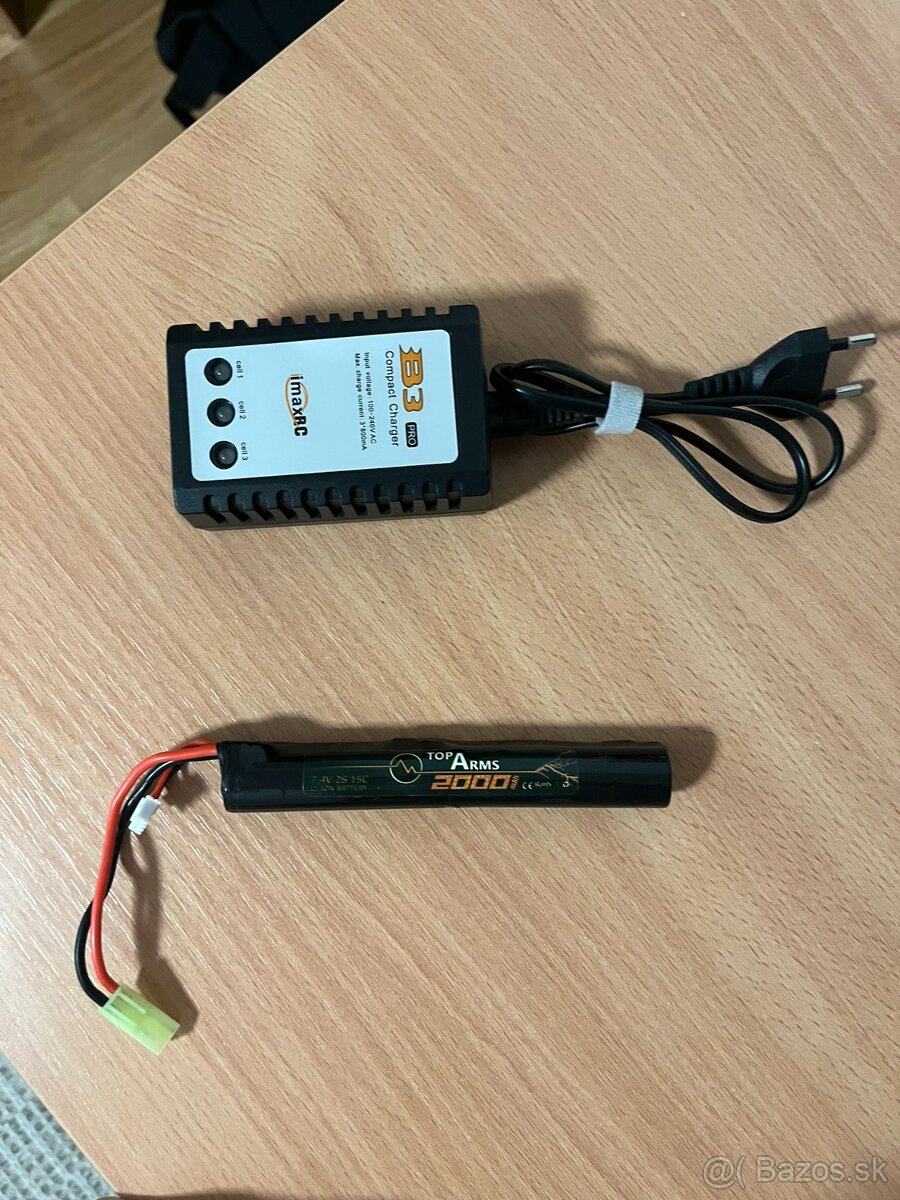 Airsoft M4 CBQ puška/zbraň s príslušenstvom - 5