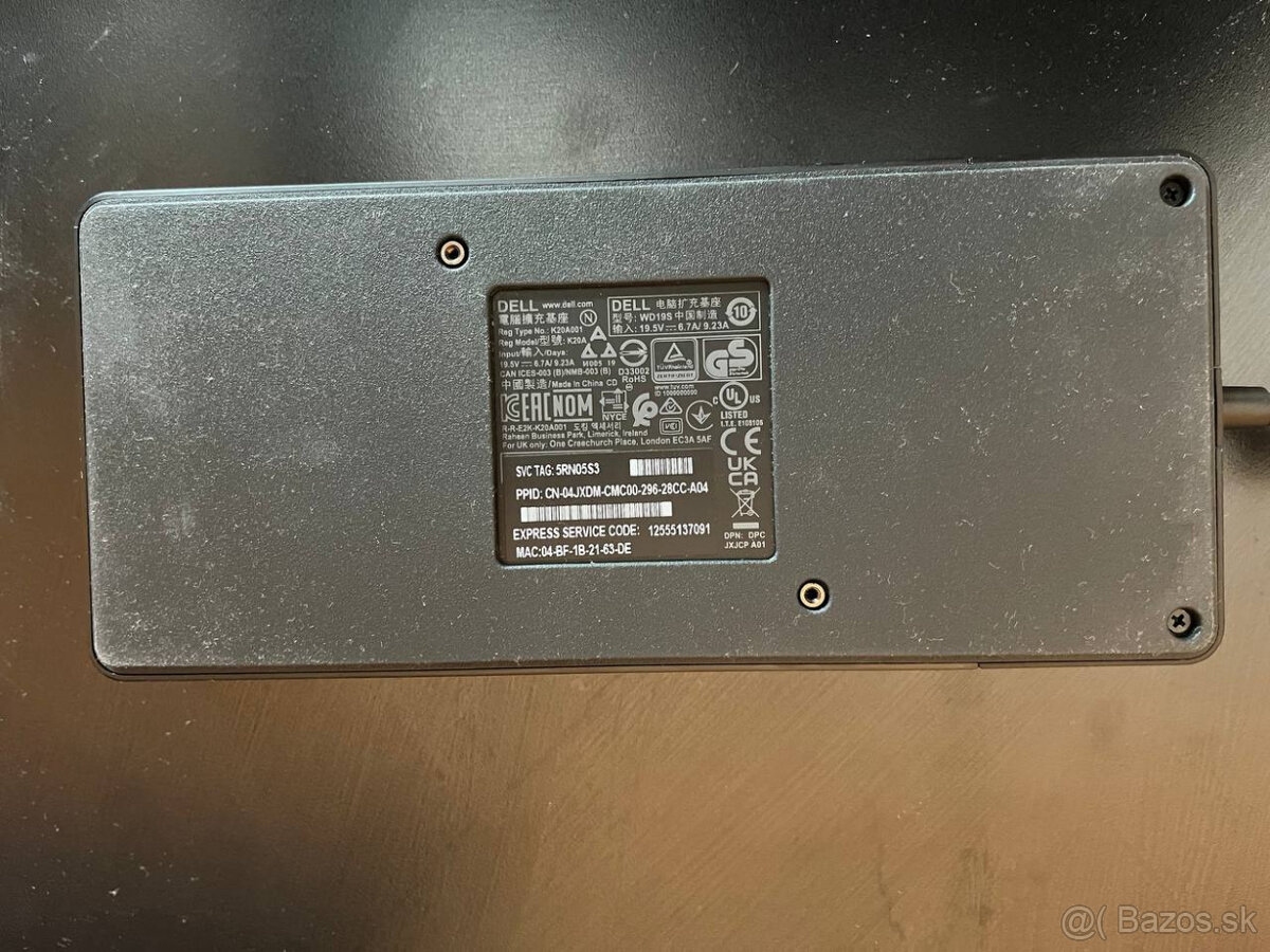 Predam 2x monitor Dell P2422H a dokovaciu stanicu Dell WD19S - 5