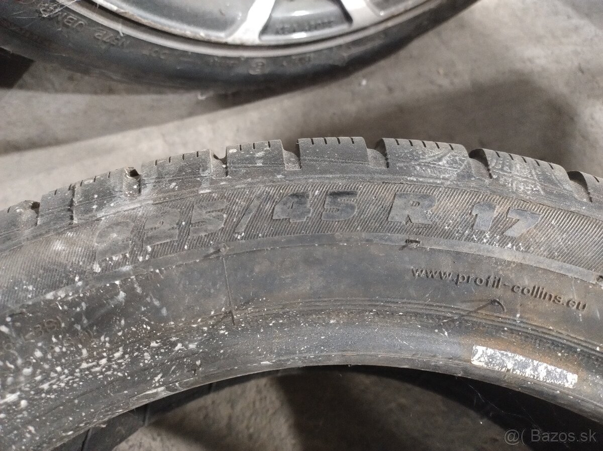 225/45 R17 Profil zimné pneu 7,5mm - 5