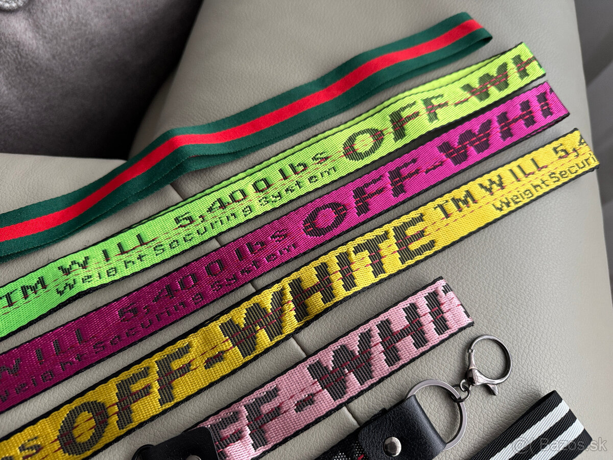 Štýlové šnúrky značky Off-white, GG, PP - 5