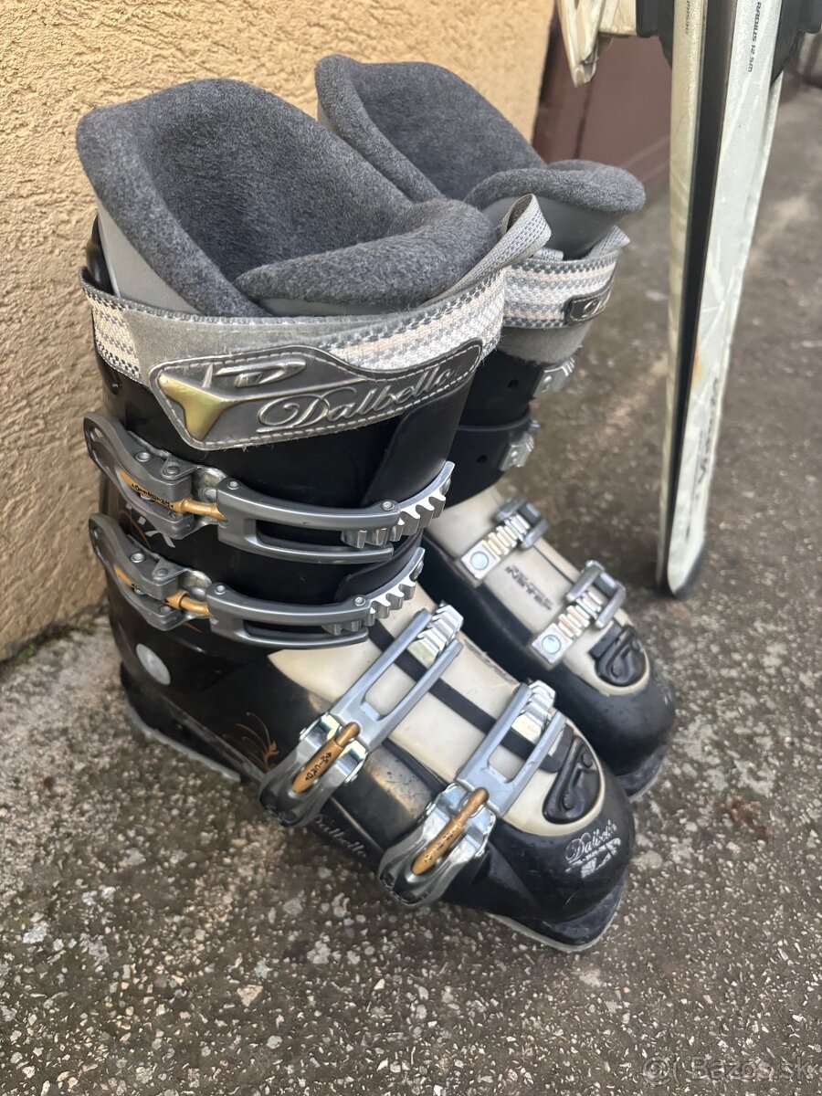 Dámske lyže s lyžiarkami - 5