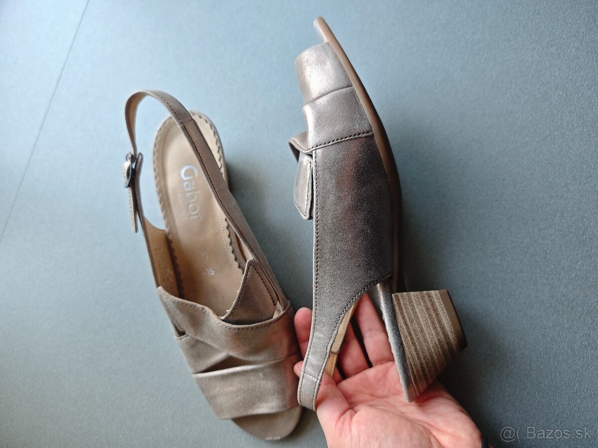 Dámske kožené sandále Gabor - 5