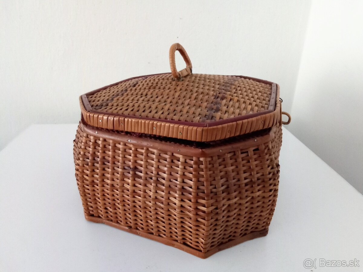 Starý košík na šití - 5