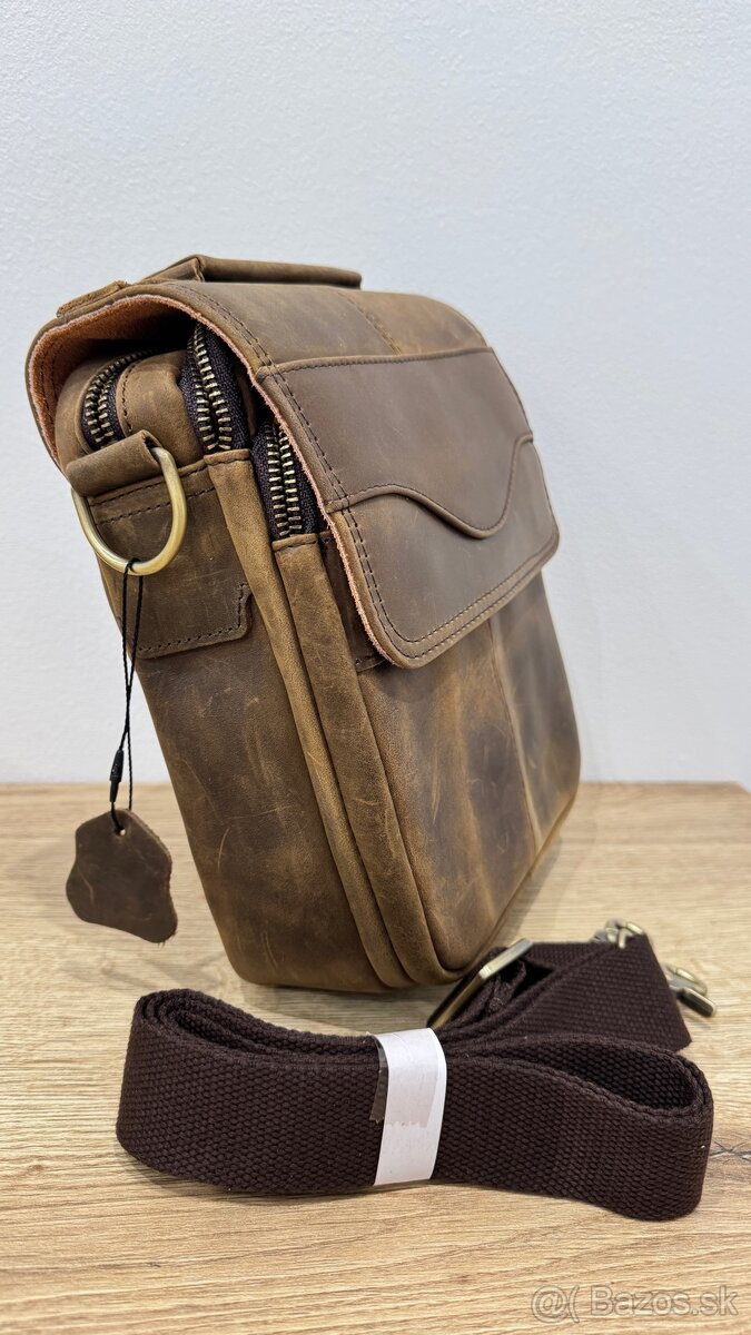 Kožená pánska taška - 5