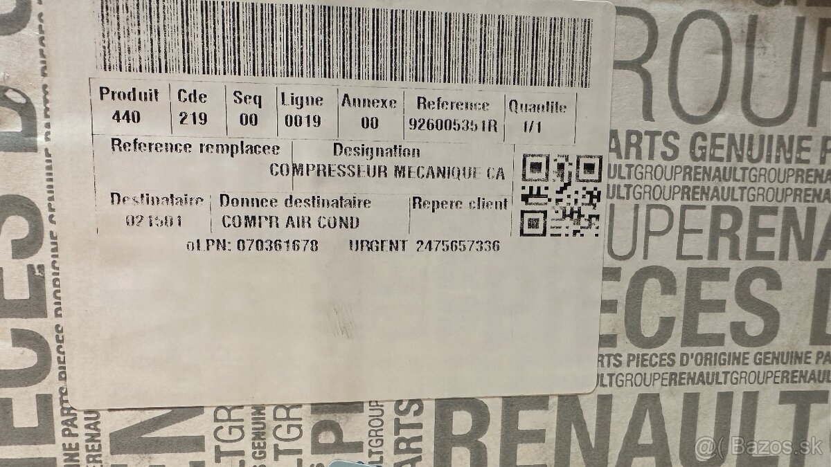 Kompresor klimatizácie Renault Megane IV - 5