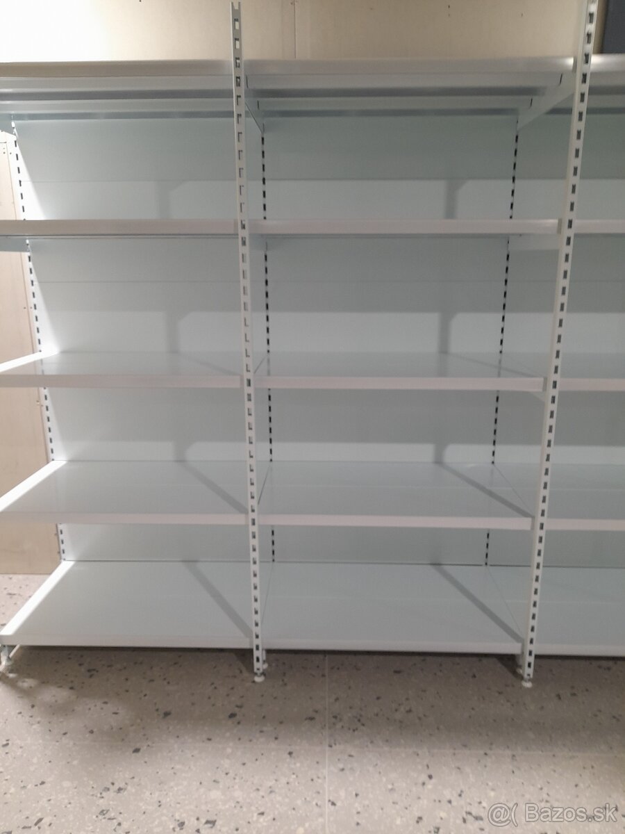 Kovové policové obchodné regále - 5