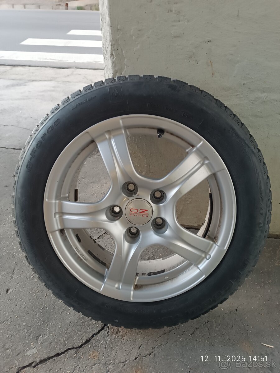 Predám elektróny OZ Racing 205/55R16 rozteč šróbov 5x114.3 - 5