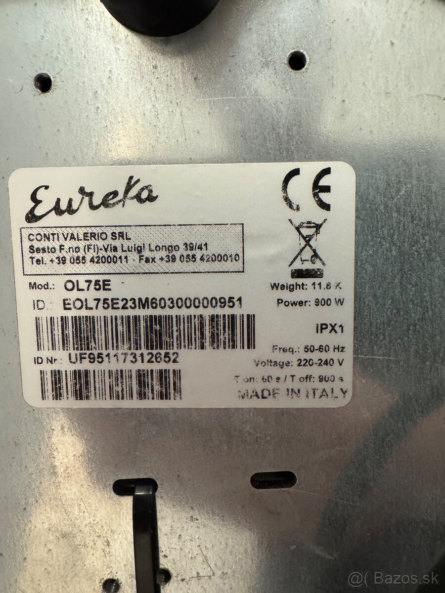 Mlyncek na kávu Eureka Olympus 75e chróm s 2 hoppers - 5