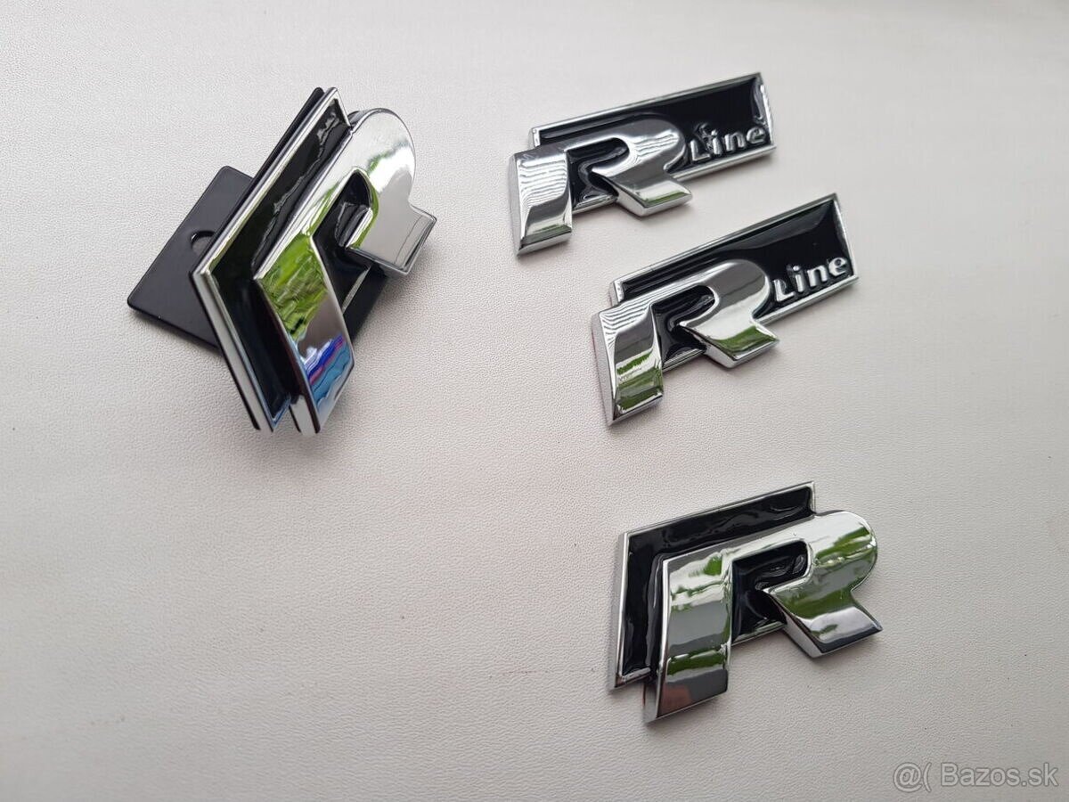 VW R-line nápisy znaky loga - 5