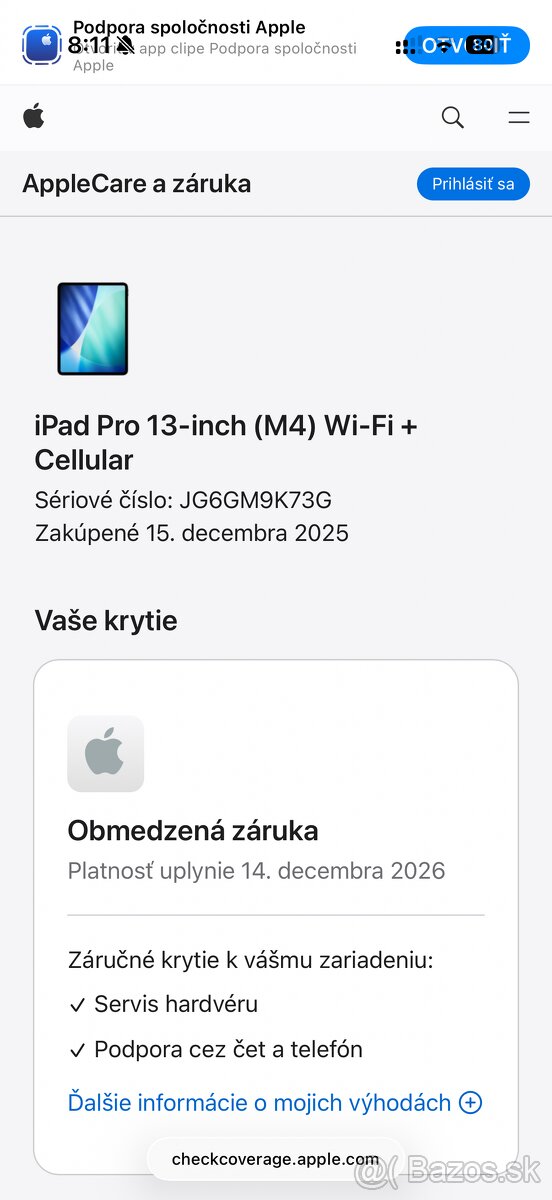 Predám iPad Pro 13” M4 Wi-Fi + Cellular 256 GB+Applepencil - 5
